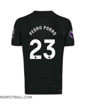 Billige Fotballdrakt Tottenham Hotspur Pedro Porro #23 Replika Bortedrakt 2025-26 Kortermet